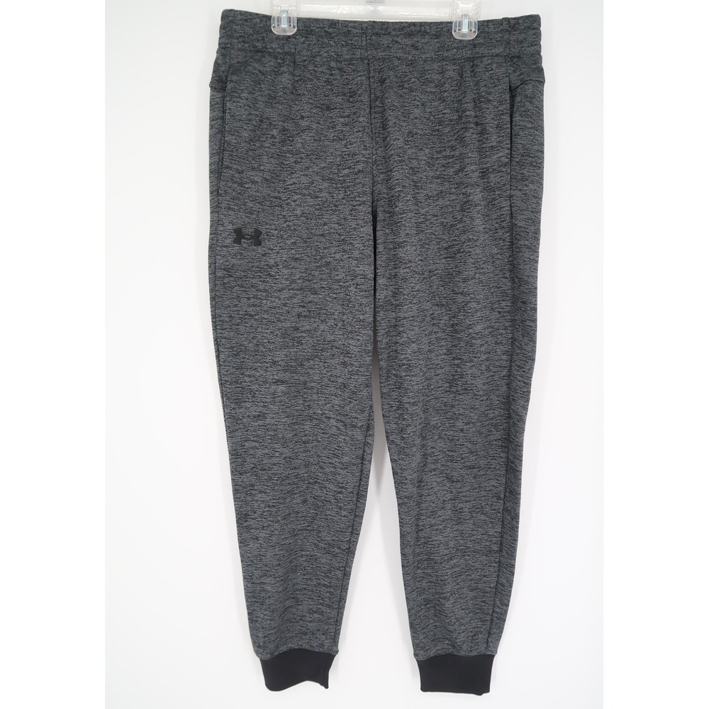 Under Armour Men's XL Armour Fleece Jogger Pants Navy Heather Black 1373362 012